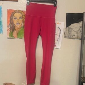lululemon athletica High-Rise Red Leggings